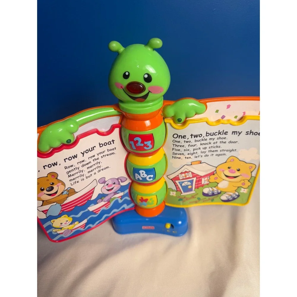 Fisher-Price Laugh & Learn Storybook Rhymes Musical Caterpillar Baby Toy N1161